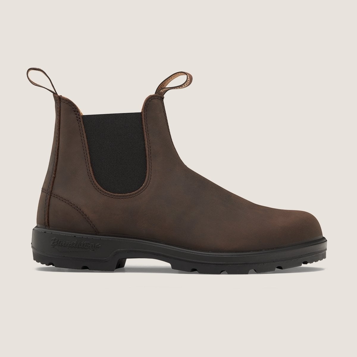 Blundstone Elastic Sided Boot Lined Unisex Shoes Size 5.5, Color: Brown