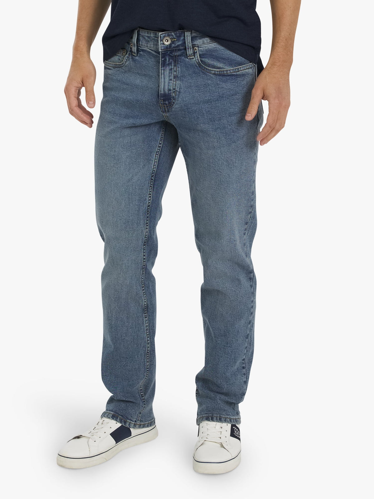 Chaps Men's & Big Men's Stretch Regular-Fit Denim Jeans, Sizes 30-42