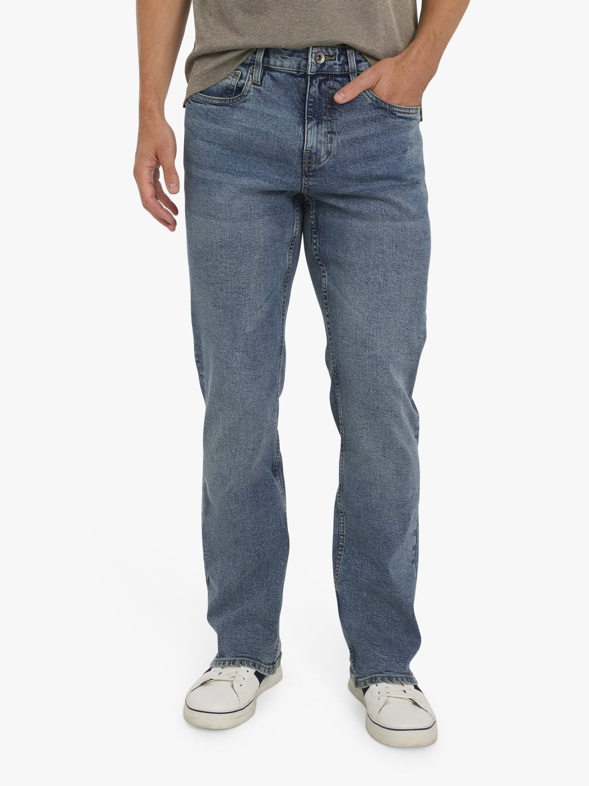 Chaps Men's & Big Men's Stretch Relaxed-Fit Denim Jeans, Sizes 30-42