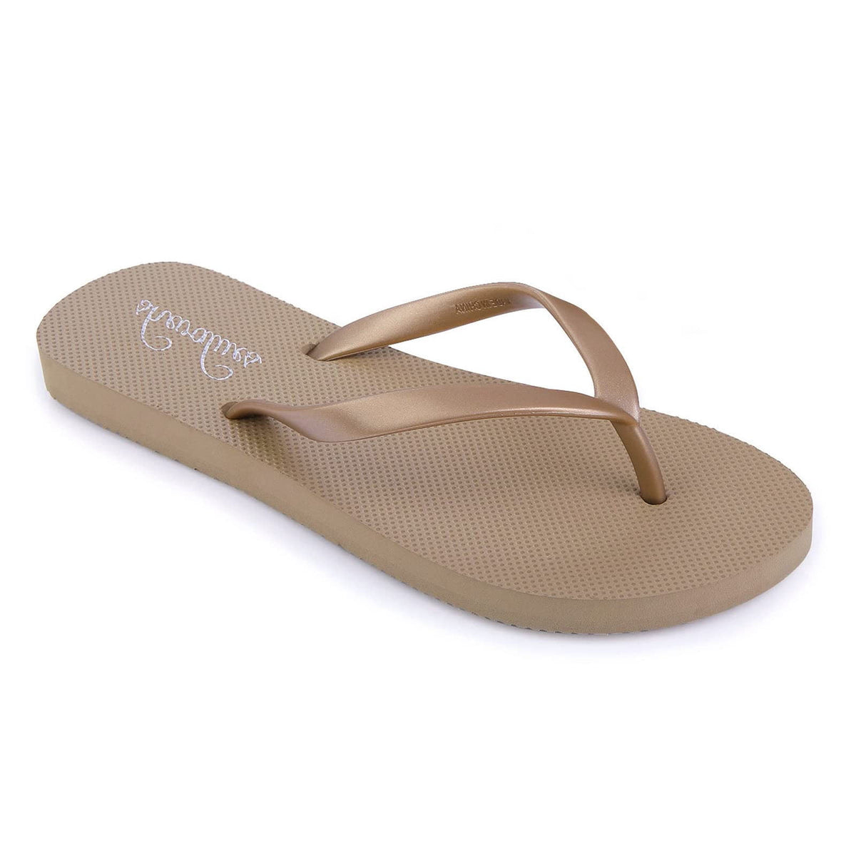 Comwarm Women's Flip Flops Summer Beach Sandals Soft Foam Women's Sandals, Black