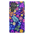 Cute Flowers Strong Fit Designer Cases for Galaxy S22 Ultra