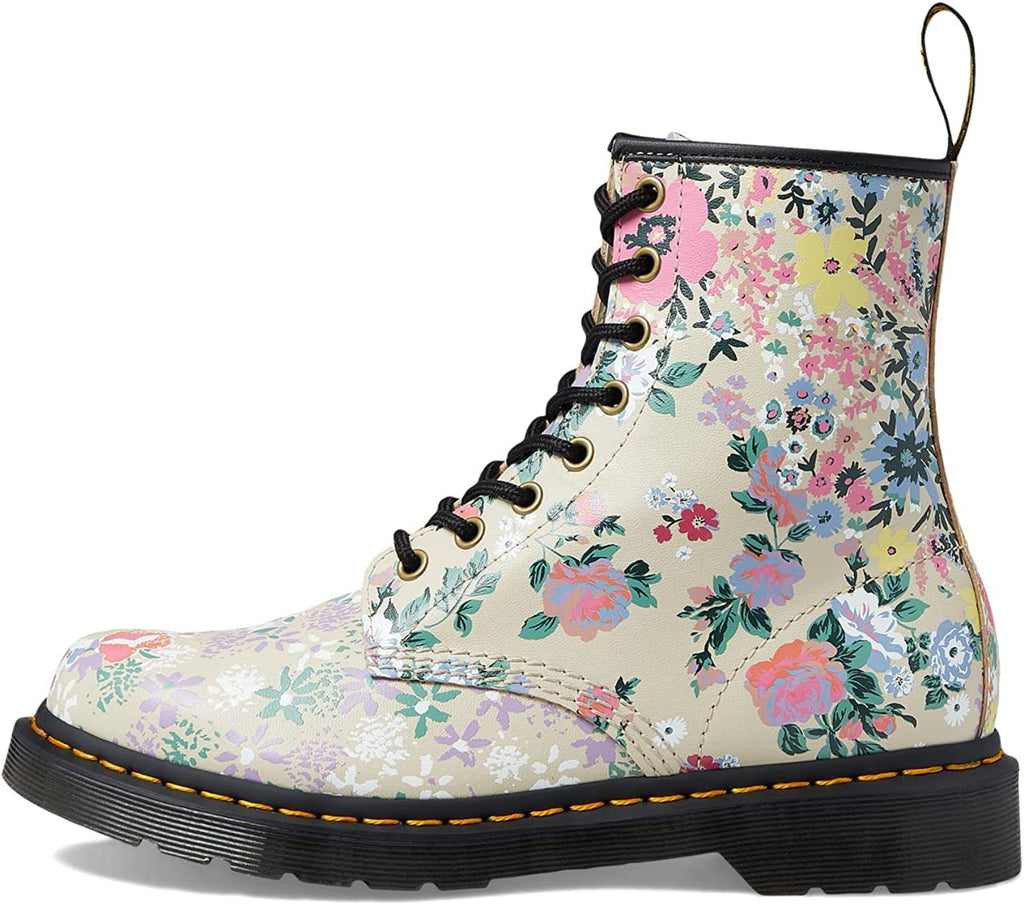 DR. MARTENS 1460 Floral Mash Up Backhand Boots