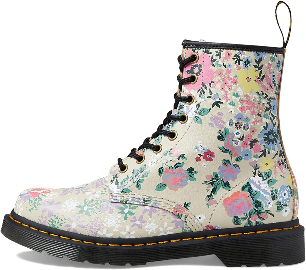 DR. MARTENS 1460 Floral Mash Up Backhand Boots