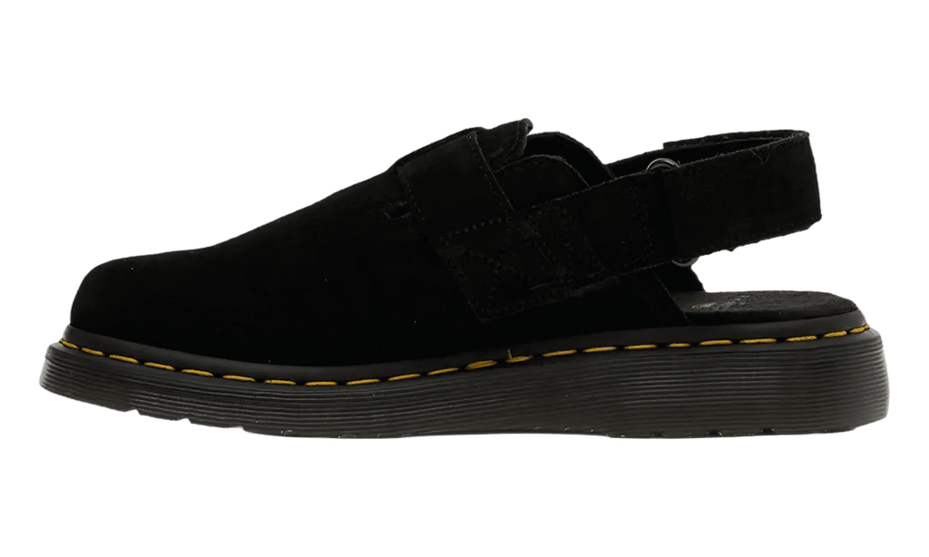 DR MARTENS MENS Jorge II Suede Slingback Mules "Black" 31563001 31563001 from Stadium Goods