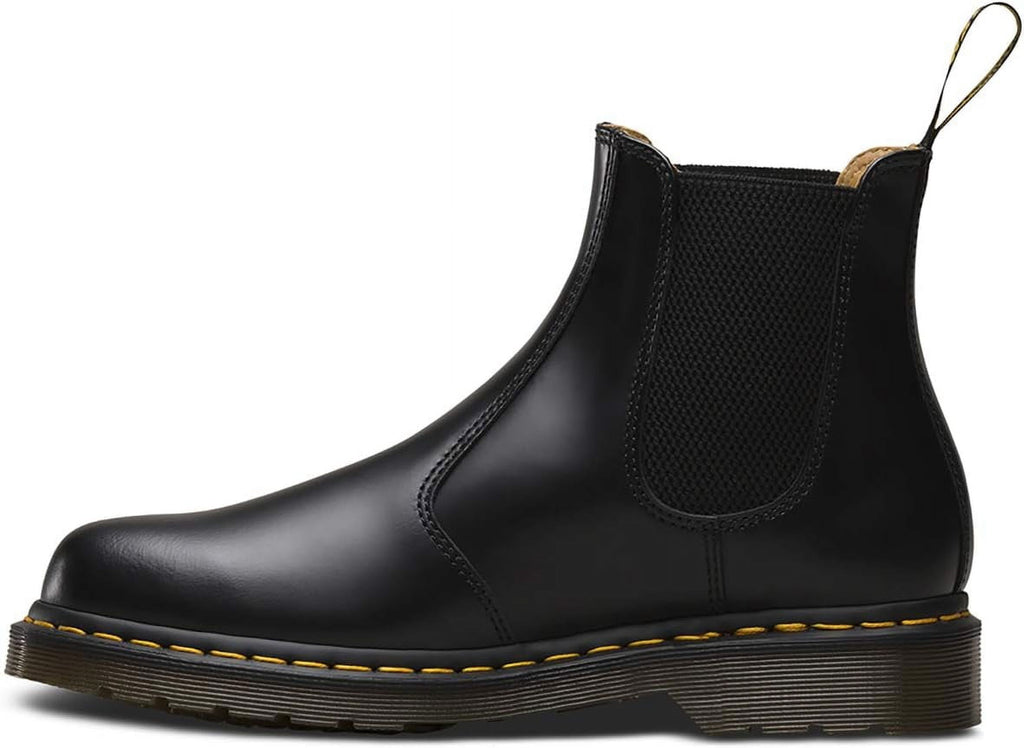 Dr Martens 2976 YS Women's Classic Leather Chelsea Boot in White Size 11