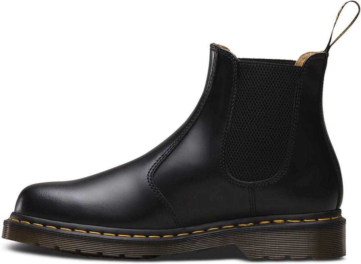 Dr Martens 2976 YS Women's Classic Leather Chelsea Boot in White Size 11
