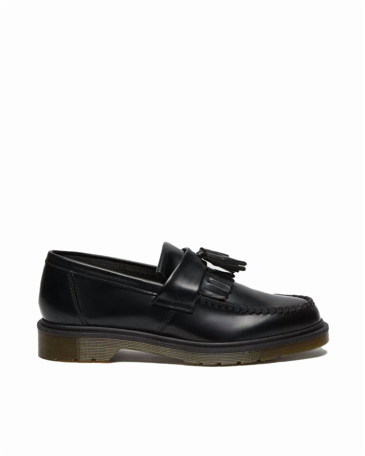 Dr. Martens Adrian Black Polished Smooth Moccasin Black (Women's)