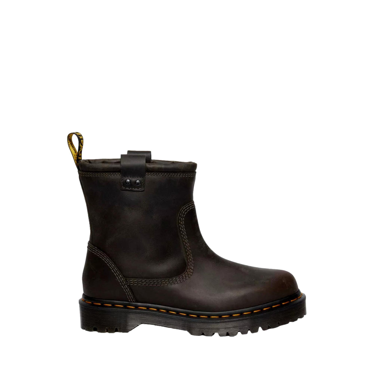 Dr.Martens Anistone Lo Leather Pull On Boot Charcoal Grey 31880057 Men's Size 8