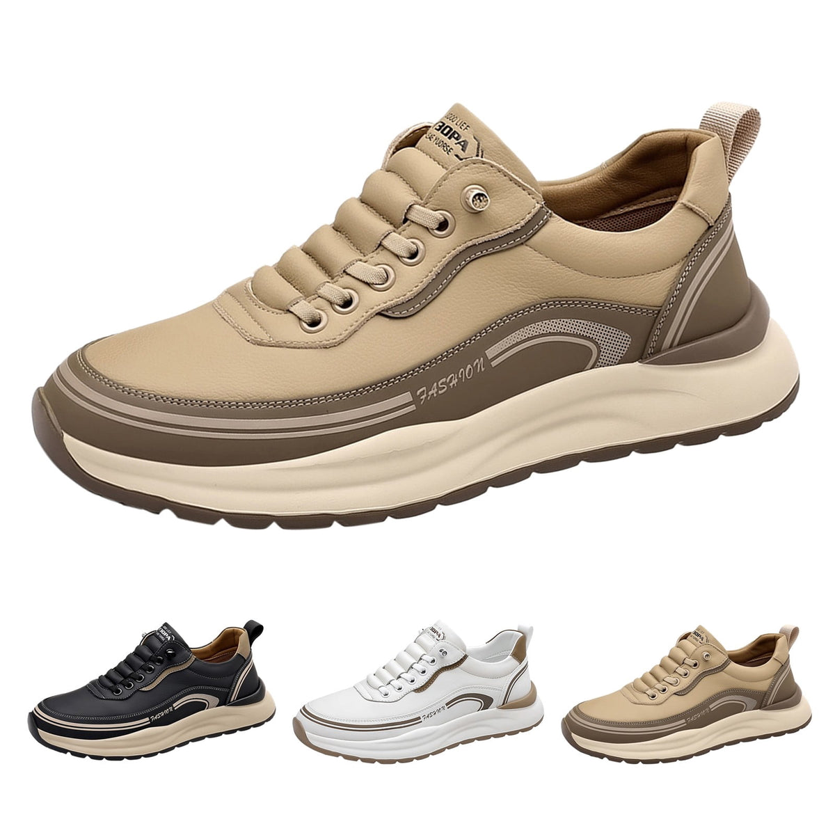 EaseDay Men's Walking Shoes Casual Sneakers Lightweight Breathable Lace Up Shoes for Men Comfortable Everyday Running Travel Beach and Outdoor Wear