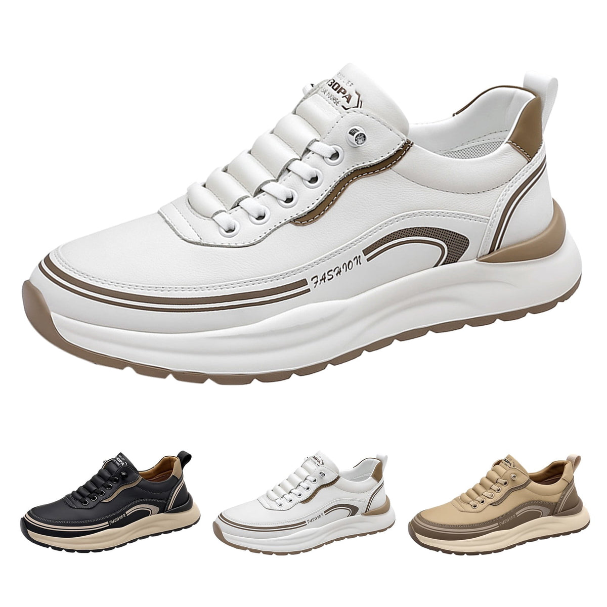 EaseDay Men's Walking Shoes Casual Sneakers Lightweight Breathable Lace Up Shoes for Men Comfortable Everyday Running Travel Beach and Outdoor Wear