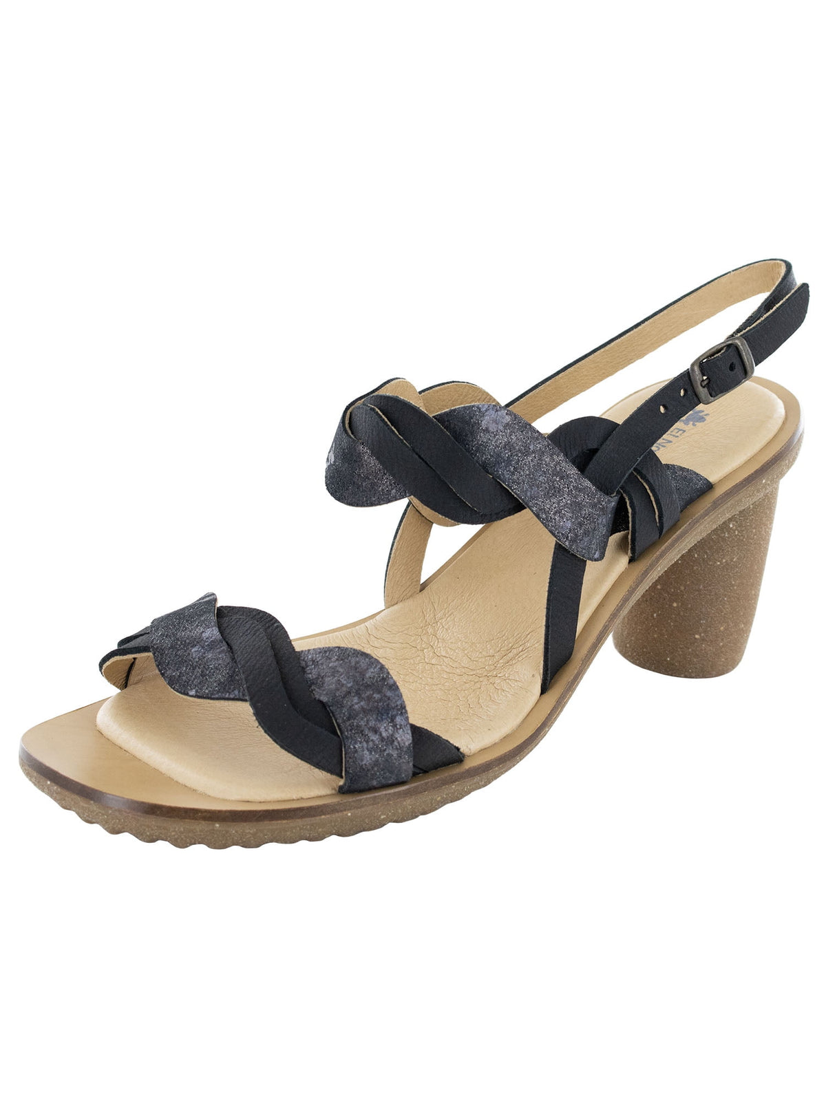 El Naturalista Womens Trivia 5163 Heeled Sandal Shoes, Carbon, EU 39 / US 8.5
