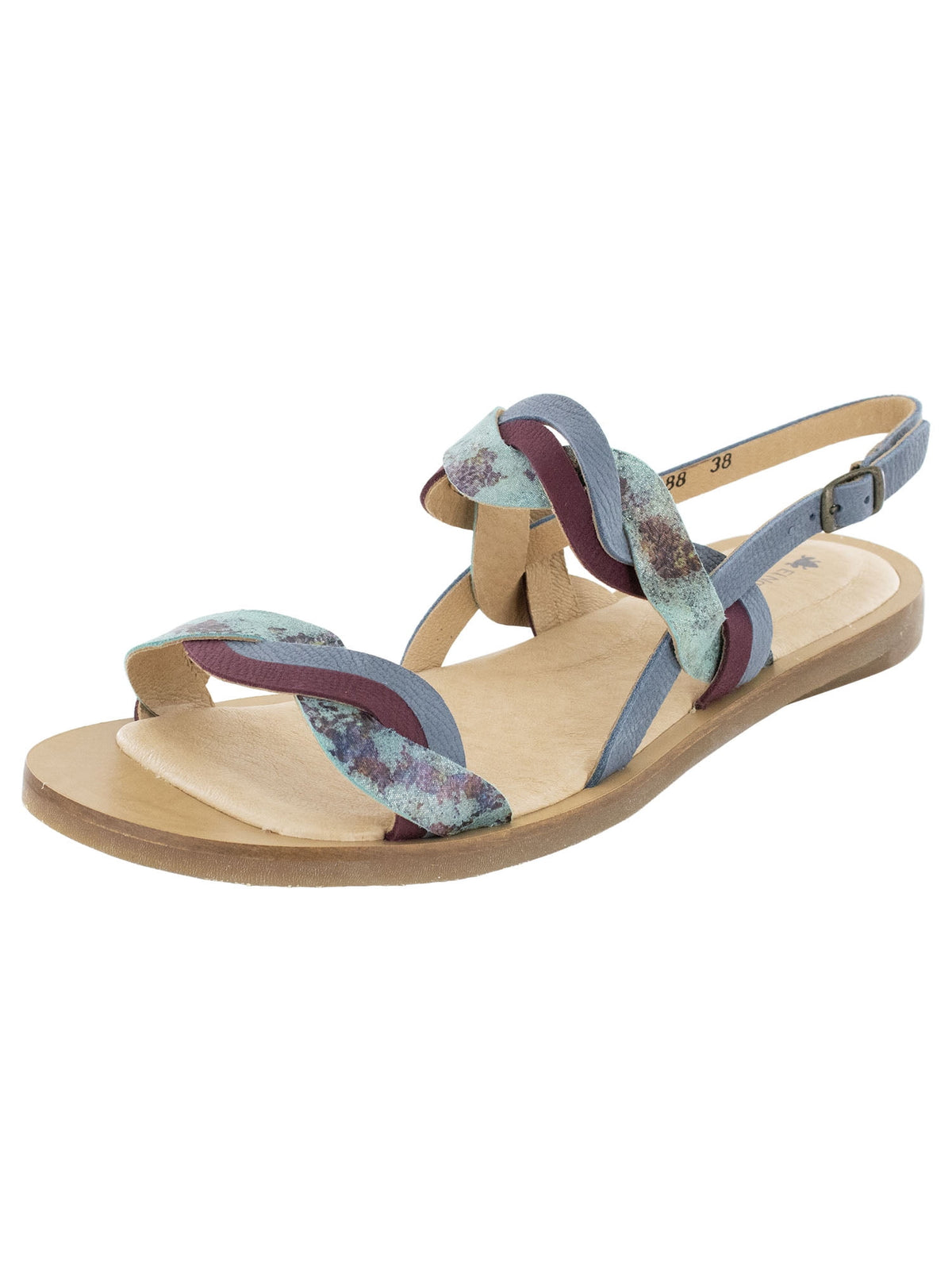 El Naturalista Womens Tulip N5188 Flat Sandal Shoes, Taupe, EU 36 / US 6