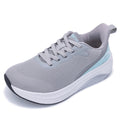 FefiYo Plantar Fasciitis Walking Sneakers, Wide Toe Box with Arch and Orthotic Support Grey US 10