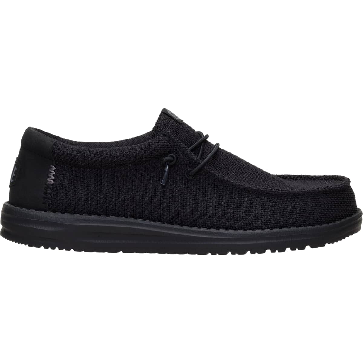 HEYDUDE Men Wally Mesh, Black Mono, 12