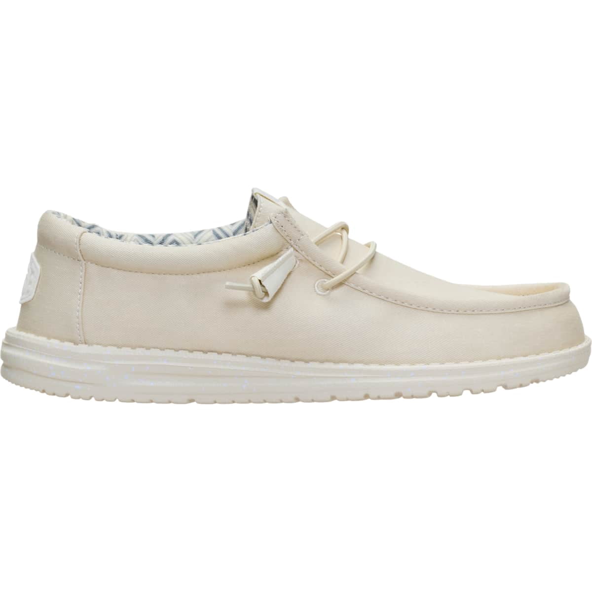 HEYDUDE Men Wally Stretch Canvas, Light Grey, 8