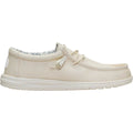 HEYDUDE Men Wally Stretch Canvas, Stone White, 9