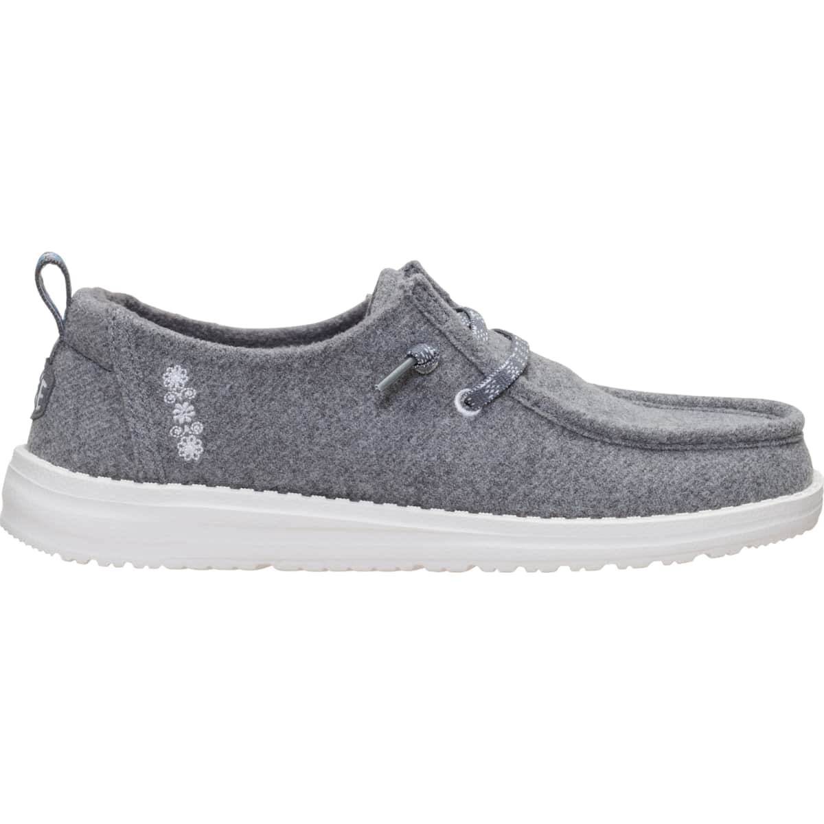 HEYDUDE Wendy Cozy Wool, Dark Charcoal/Black, 10