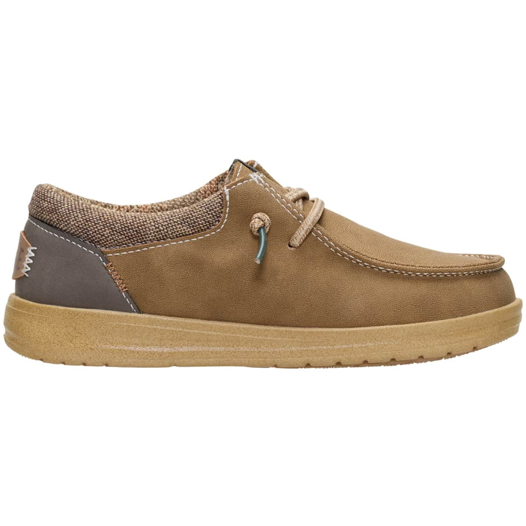 HEYDUDE Unisex Paul Youth Classic, Nut, 1