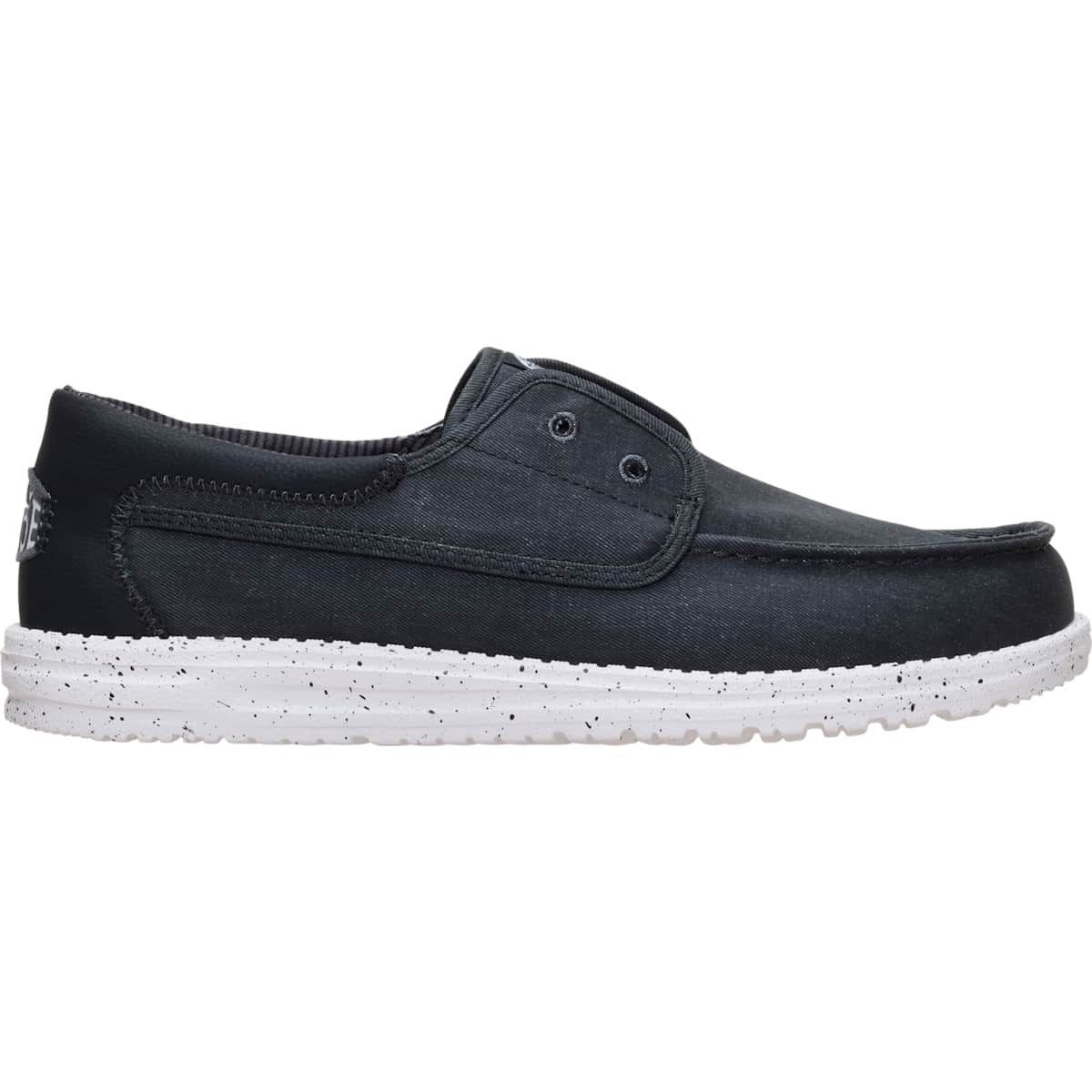HEYDUDE Men Wally Cru Stretch Canvas, Ensign Blue, 10