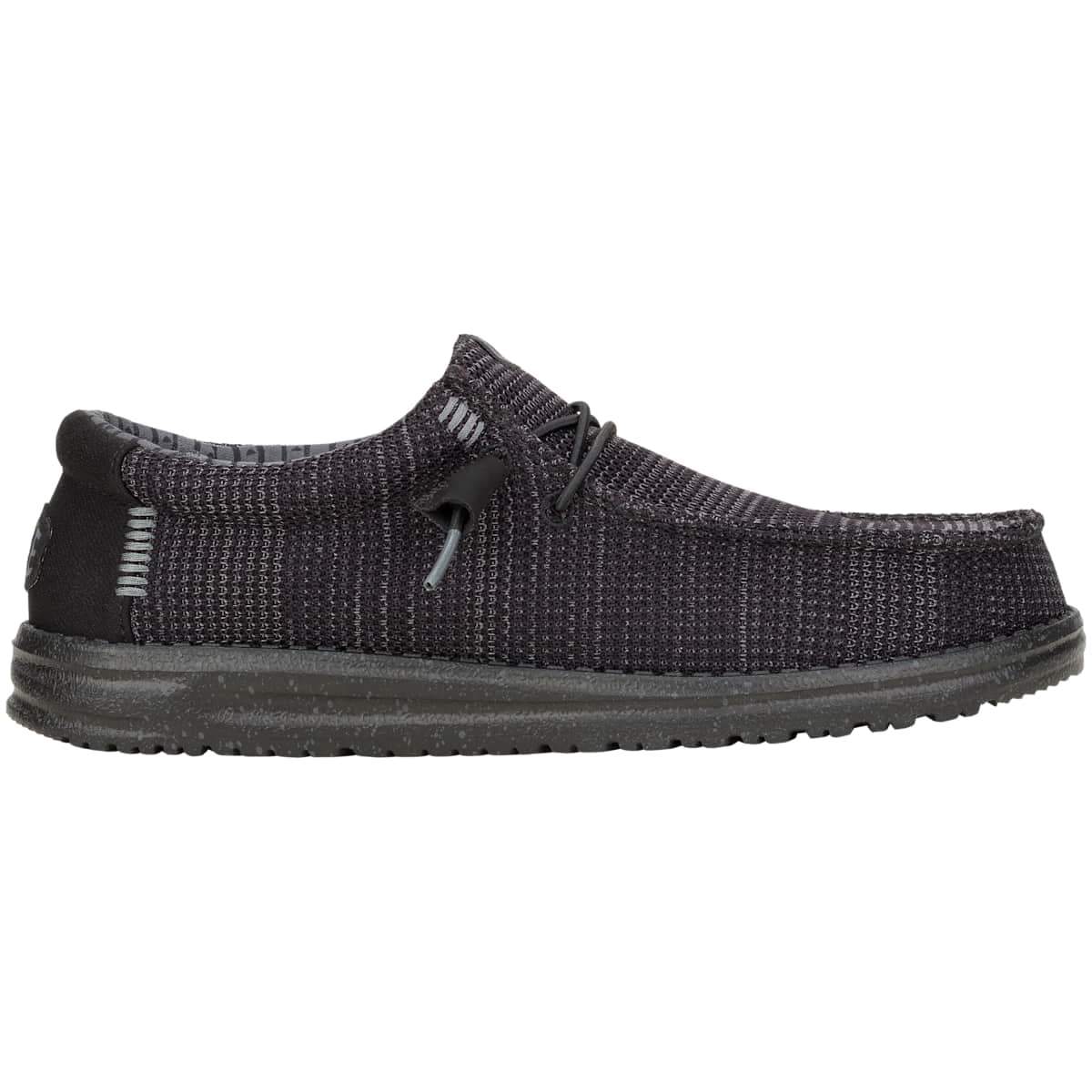 HEYDUDE Men Wally Stretch Sox Wide, Gray, 10