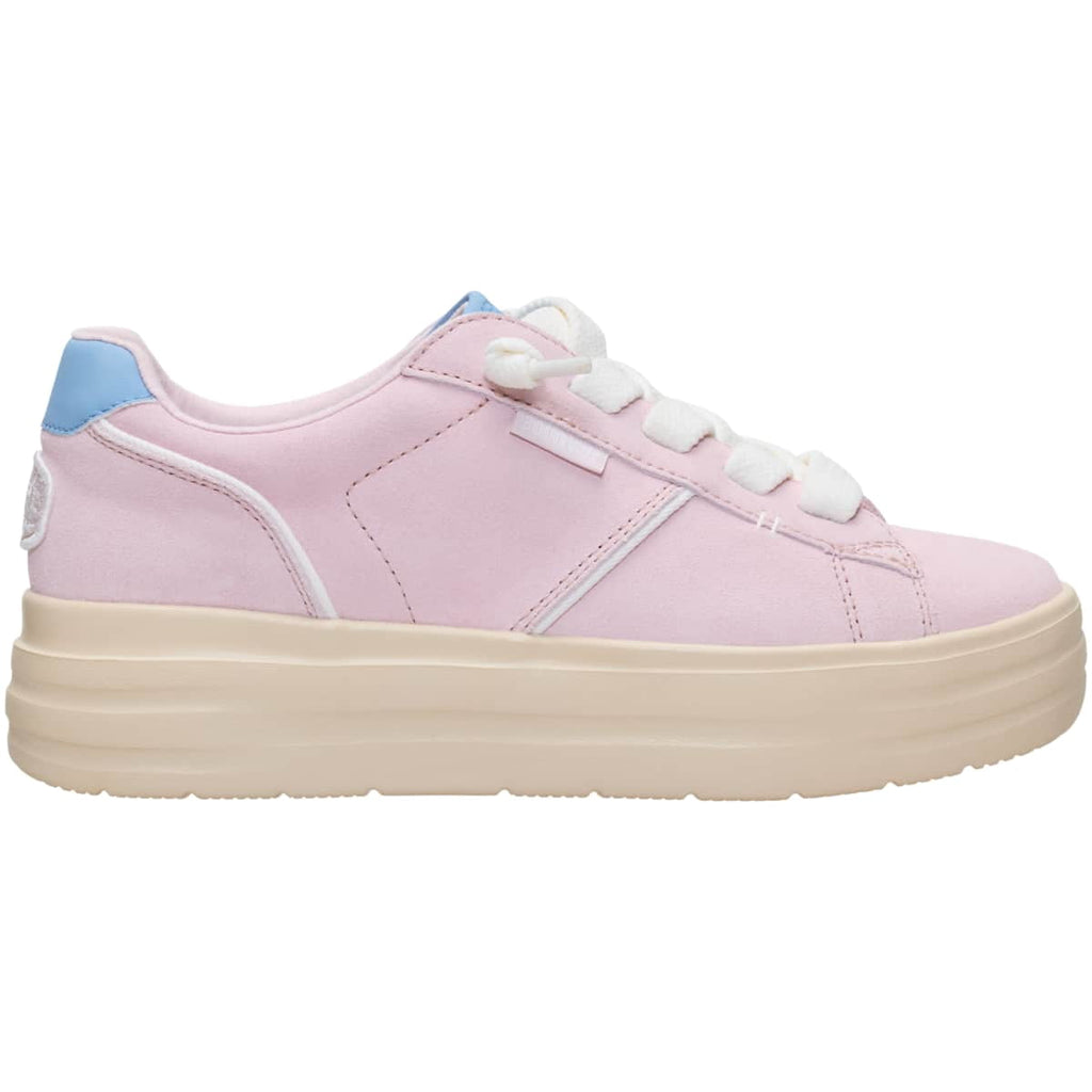 HEYDUDE Women Karina DBL Duo Suede, Pale Lilac/Multi, 9