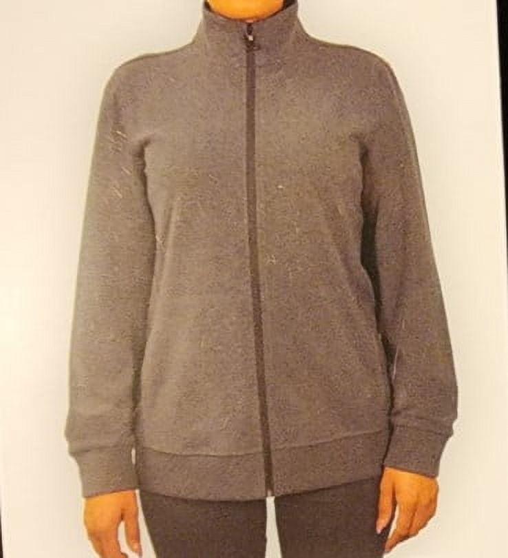 HI-TEC Super Cozy Full Zip Tec Fleece Ladies Jacket (Black, L)