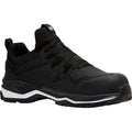Hard Yakka Icon Men's Composite Toe Static-Dissipative Puncture-Resisting Athletic Work Shoe, Black, Size 9(D)
