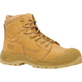 Hard Yakka Legend PR Men's Composite Toe Electrical Hazard Puncture-Resisting Side Zip Work Hiker, Wheat, Size 8(W)