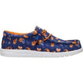 Hey Dude Men's Wally Whataburger Slip On Shoes Blue Orange Size 11