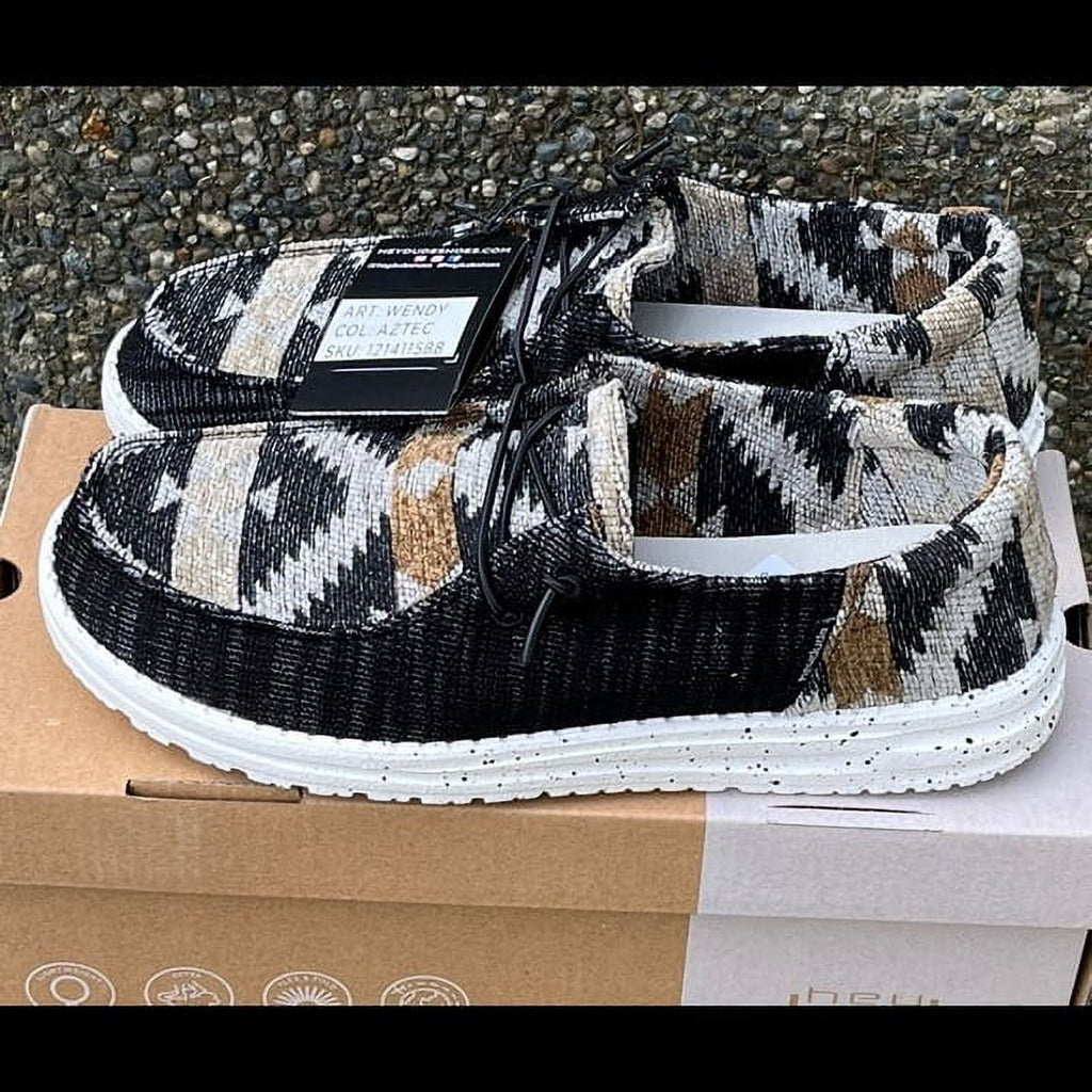 Hey Dude Wendy Aztec Shoes