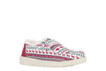 Hey Dude Wendy Holiday Cheers White / Red 43009-119 Women's Size 9
