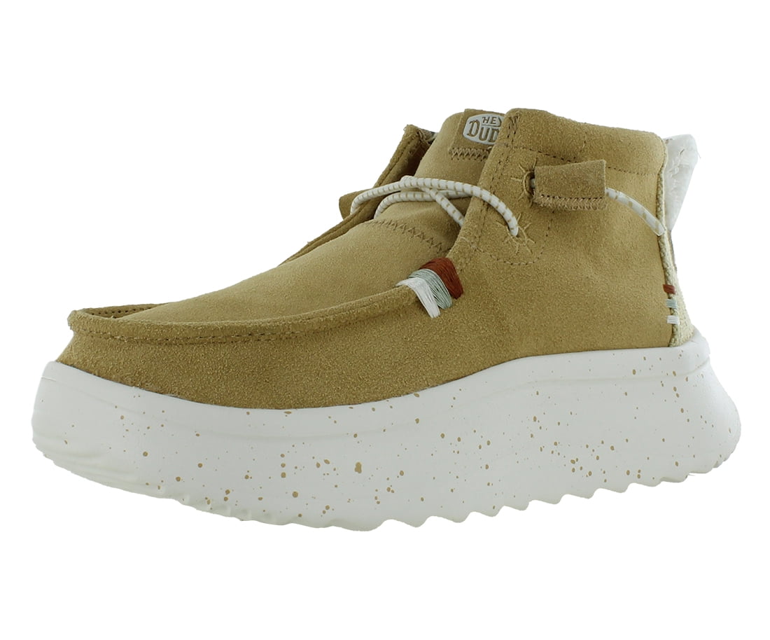Hey Dude Wendy Peak Hi Womens Shoes Size 6, Color: Tan
