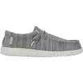 HEYDUDE Men Wally Stretch Sox Wide, Gray, 12