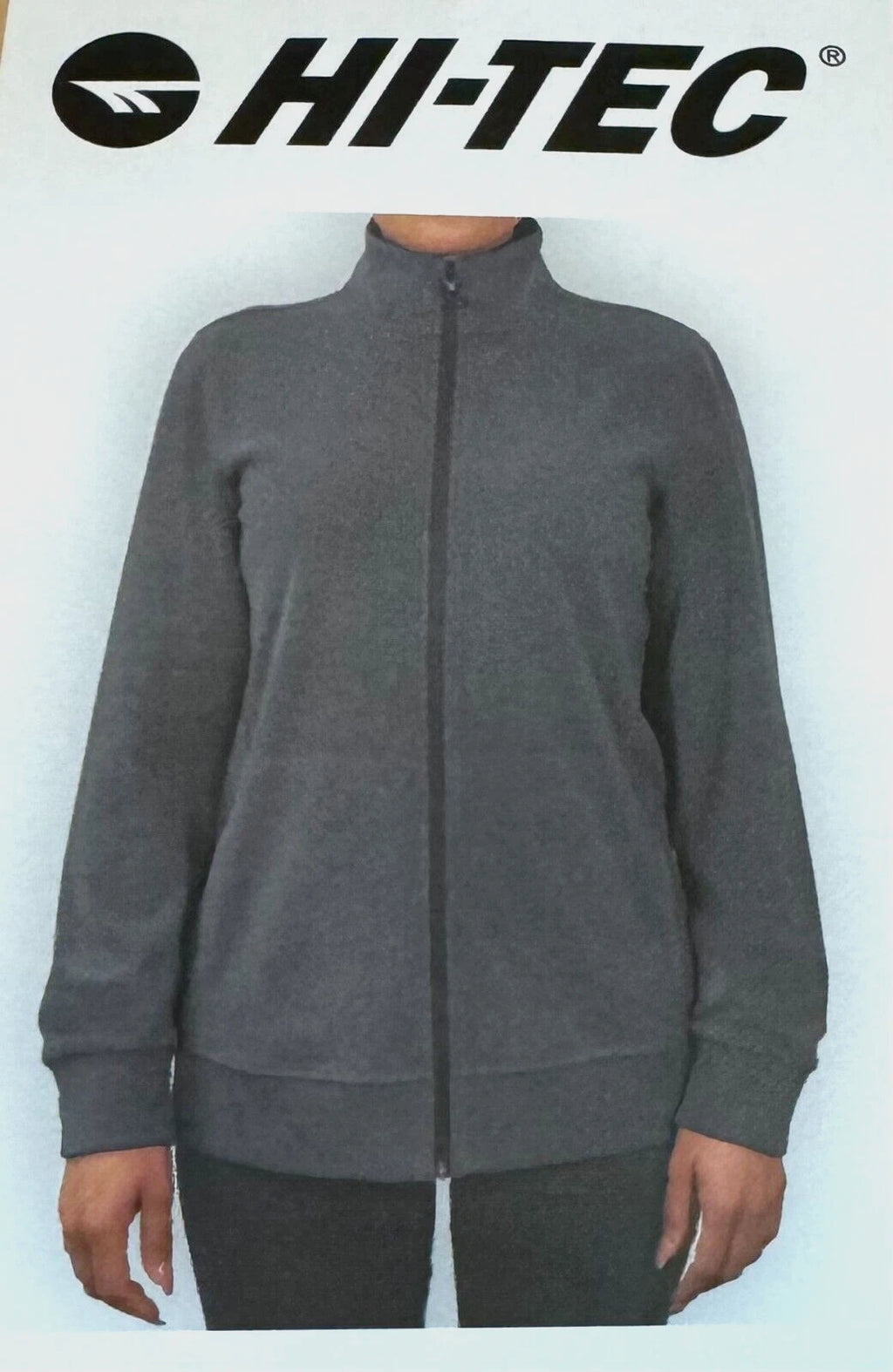 Hi-Tec Women's Super Cozy Full Zip Tech Fleece Gray Size Medium