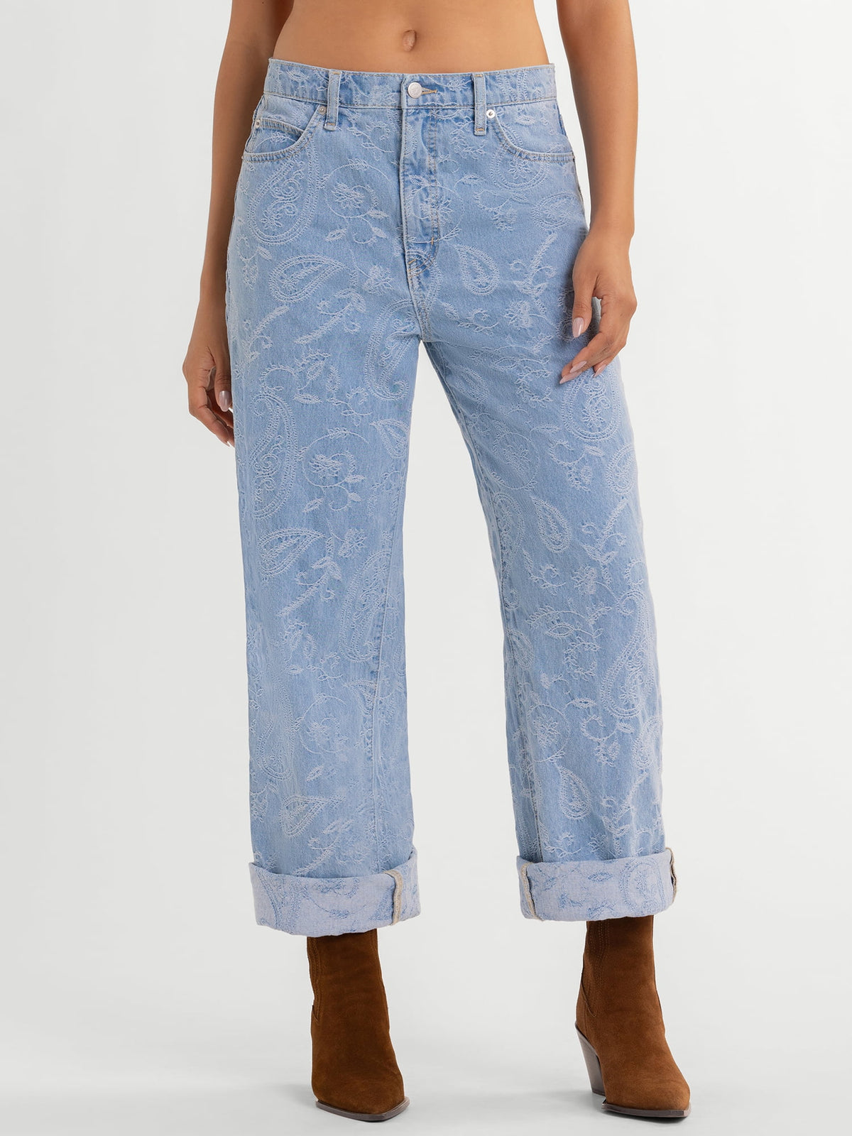 Jessica Simpson Women's Zinnia Wide Leg Jean, Sizes 2-16