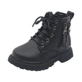Kids' $10 Under Kids Ankle Boots Boys Girls Side Zipper Lace Up Work Boots Boots Save Big
