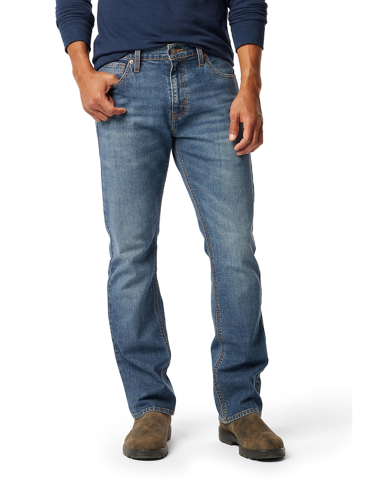 Levi Strauss Signature Men's and Big and Tall Bootcut Jeans