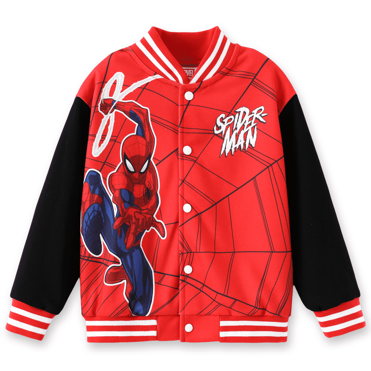 Disney Girls Bomber Jacket Minnie Mouse Colorblock Varsity Lightweight Sweatshirts Gift Fall Spring Sizes 3-10