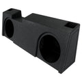 QBOMB Crew Cab & Double Cab 19-UP Dual 12 Empty Woofer Box for Chevy & GMC