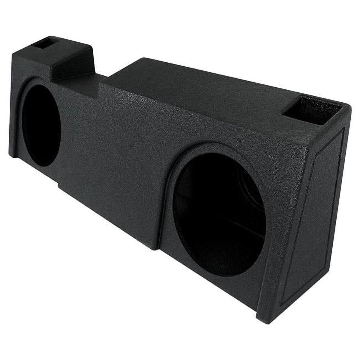 QBOMB Crew Cab & Double Cab 19-UP Dual 12 Empty Woofer Box for Chevy & GMC