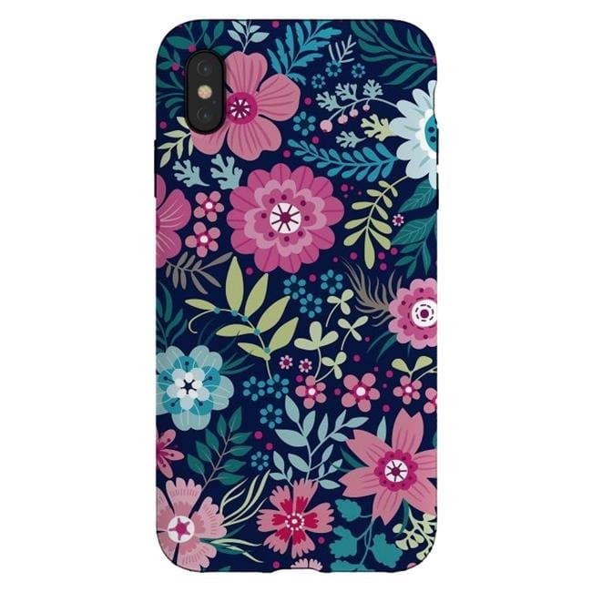 Romancing Floral Design Tough Case for iPhone XS Max