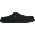 HEYDUDE Wally Slip Stretch Canvas, Black, 11