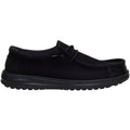 HEYDUDE Men Wally Work CE Slip Resistant, Black Mesh, 13