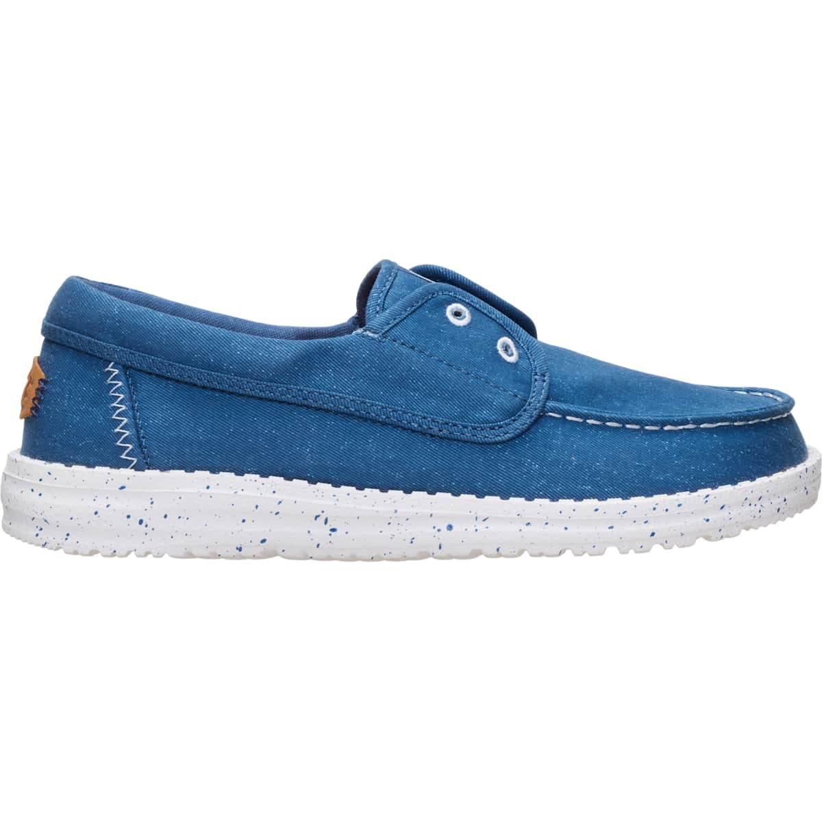 HEYDUDE Women Wendy Cru Gingham, Skyway Blue/Multi, 9