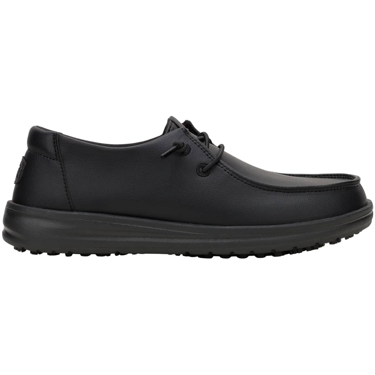 HEYDUDE Women Wendy Work CE Slip Resistant, Black, 8