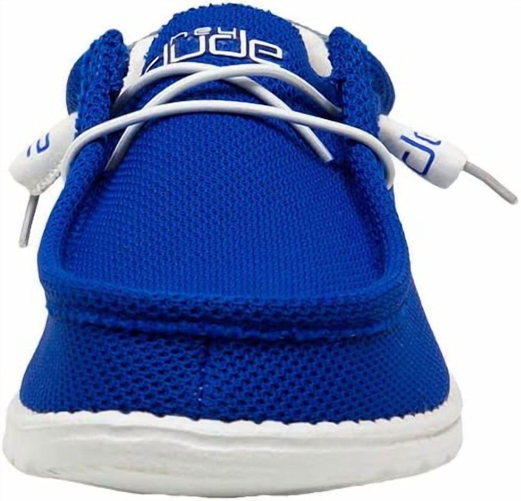 Hey Dude Wally Sox Go Blue Shoes