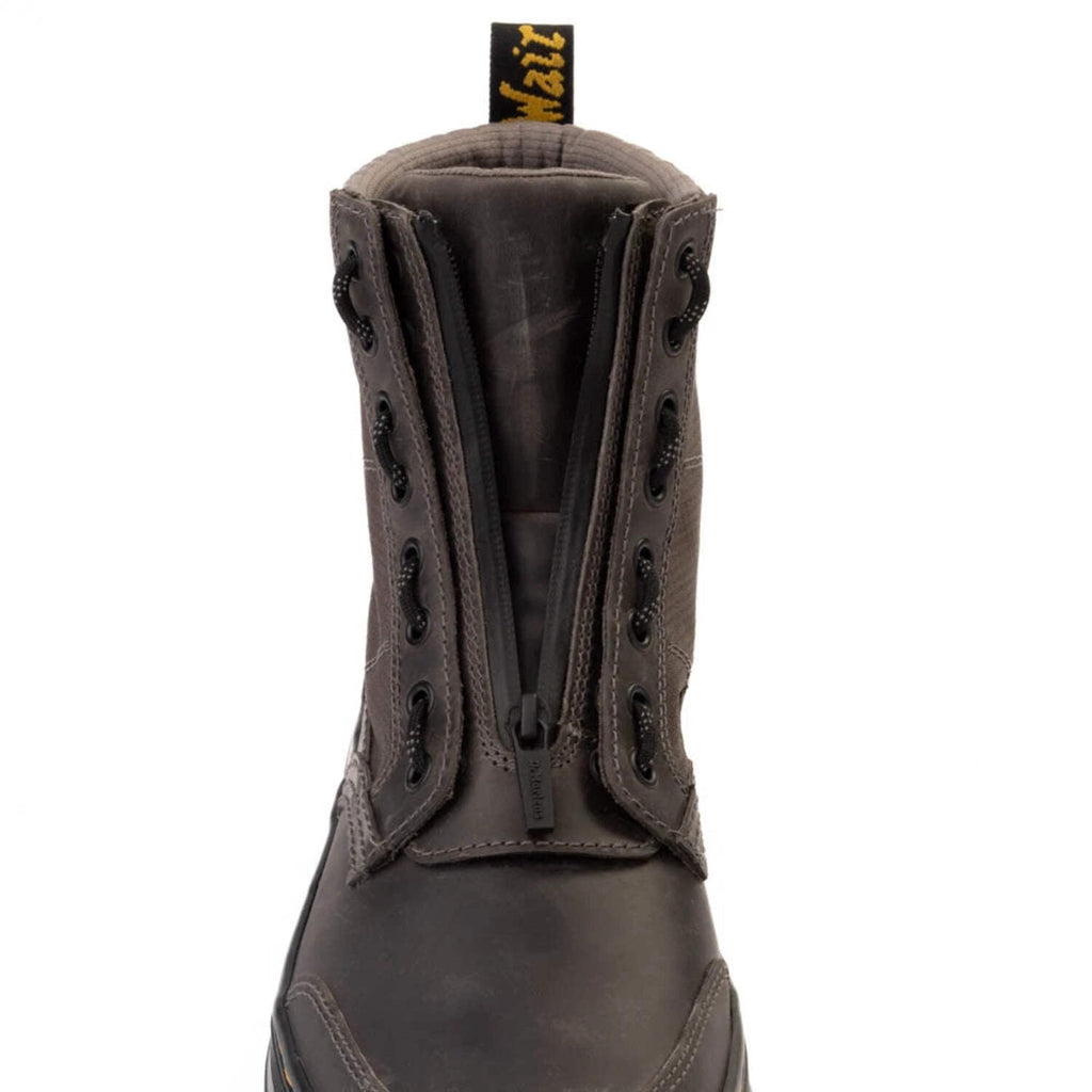 Dr. Martens Combs Jungle R32107029 Boots Men's 8 Gunmetal Leather Ankle JOBB1552