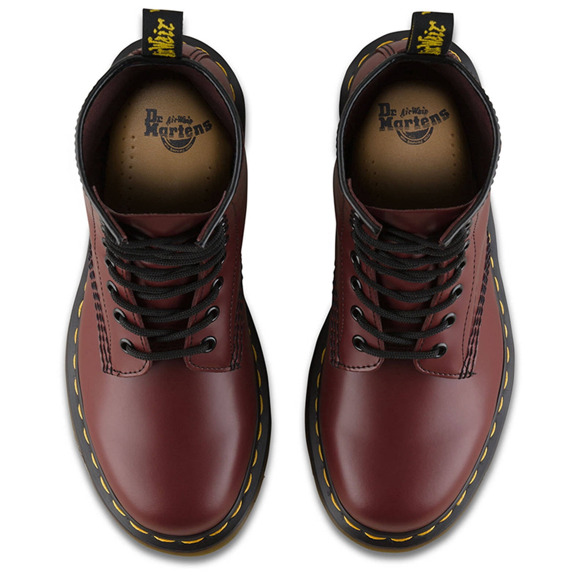 Dr. Martens 1460 8 Eye Boot Unisex Shoes Size 8, Color: Cherry Red Smooth