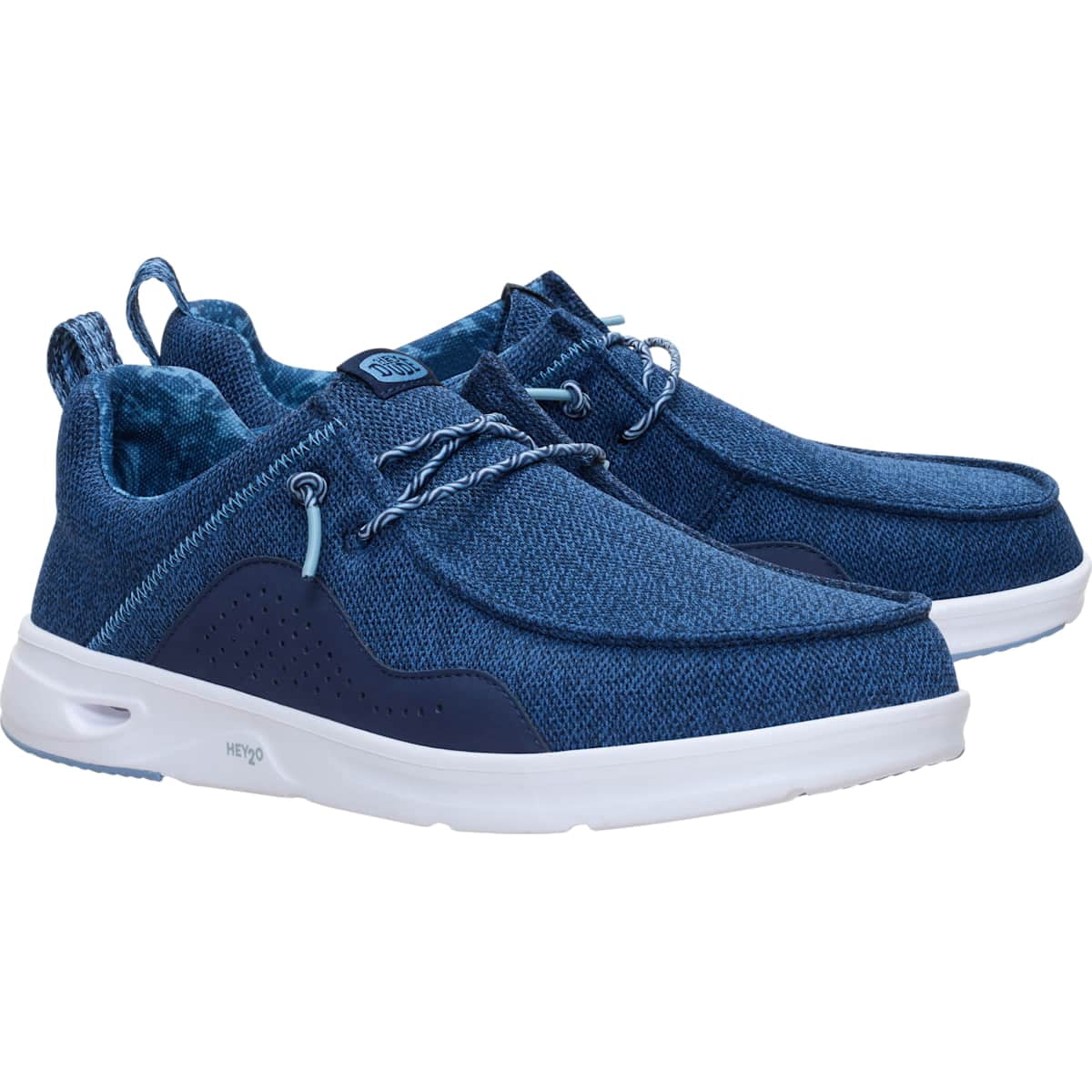 HEYDUDE Men HEYDUDE Mens Wally Hey2O Mesh, Monument Grey/Dawn Blue, 11, Monument Grey/Dawn Blue, 11