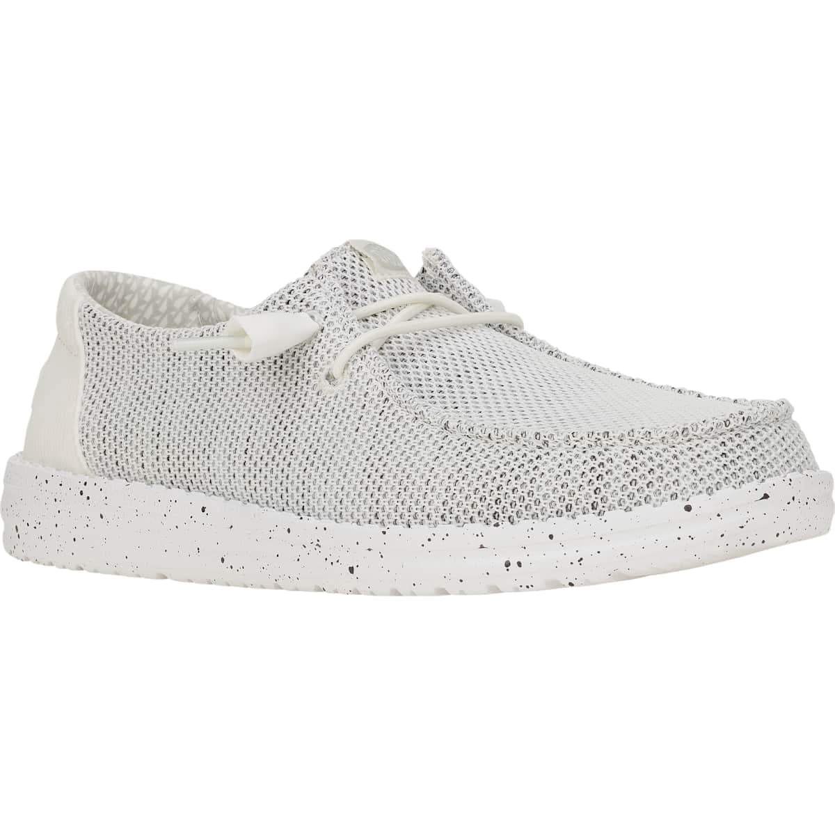 HEYDUDE Wendy Stretch Sox Wide, Light Grey, 8